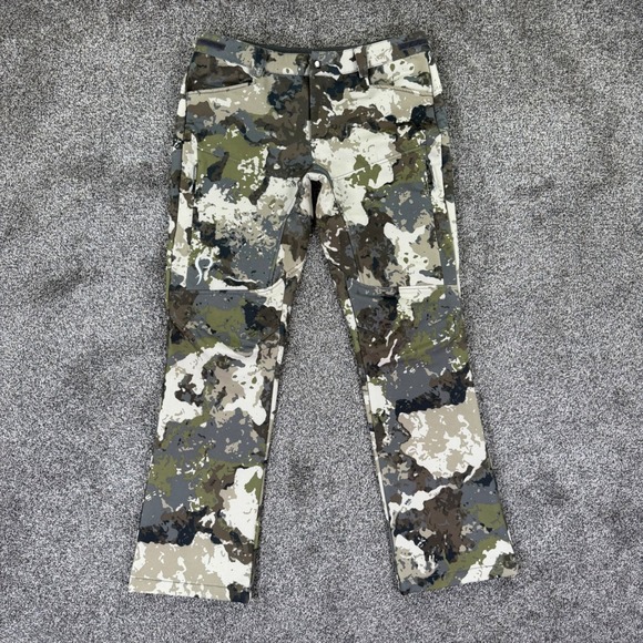 Prois Pants - Prois Veil Camo Fleece Lined Hunting Pants Womens Large 10-12 Stretch Hike Fish